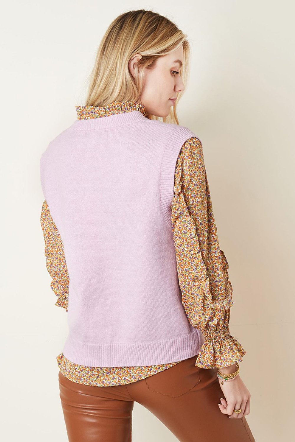 Strickjacke Simplicity Offwhite One size h5Bild3