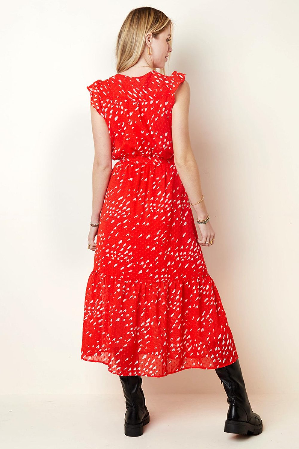 Kleid Flowy Spring Beige S h5Bild4