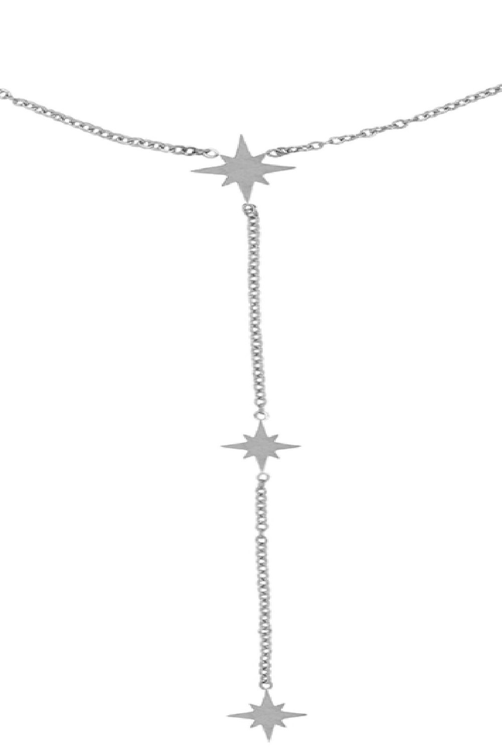 Collier Starry  Argenté Acier inoxydable Standard Image4