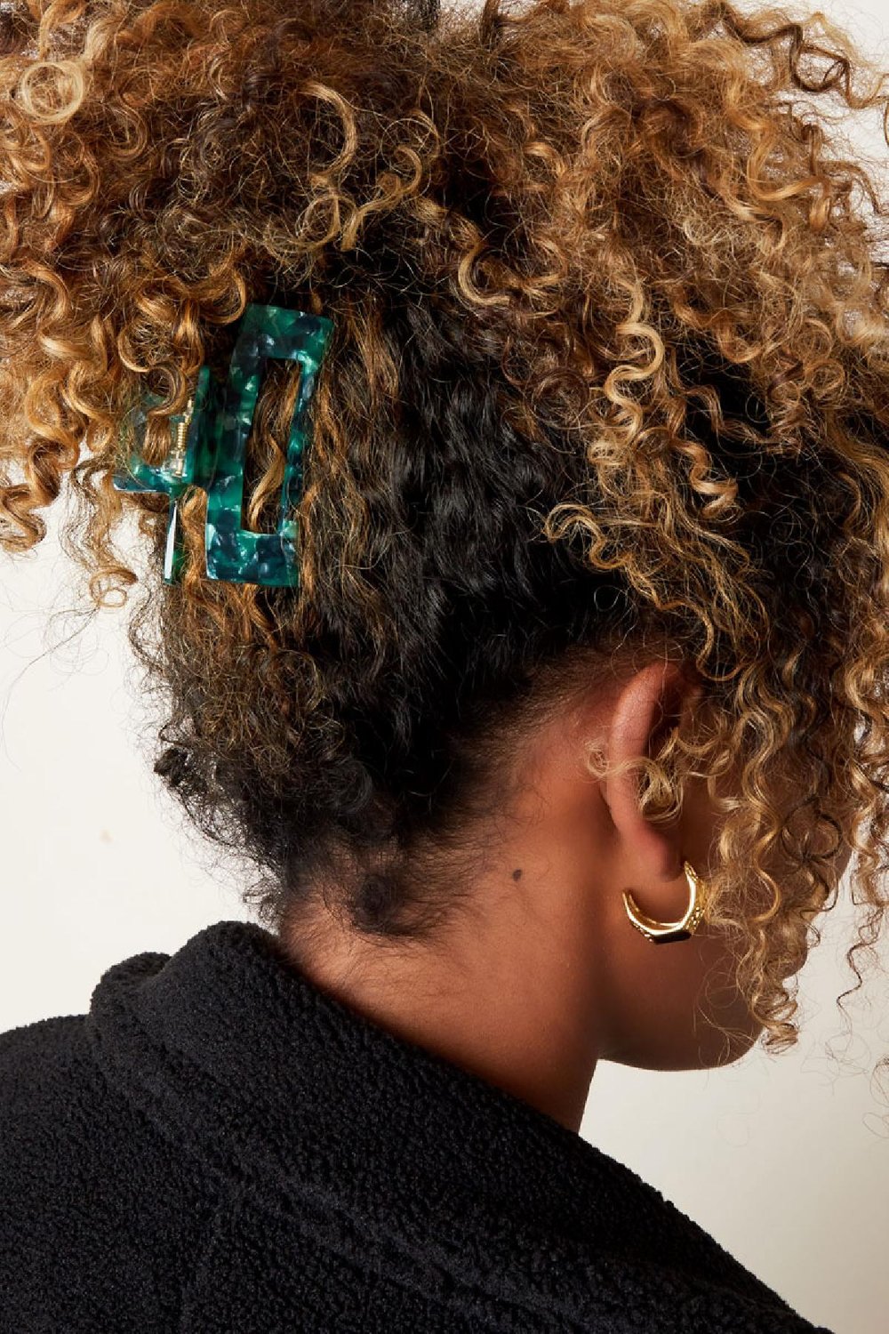 Hair clip with print Beige Sheet Material h5Picture2