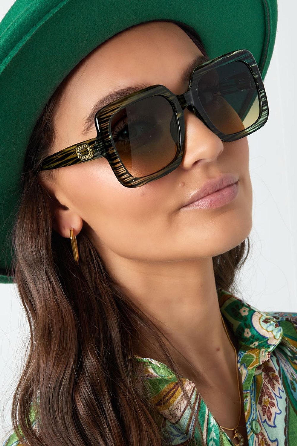 Occhiali da sole con logo Black PC One size h5Immagine2