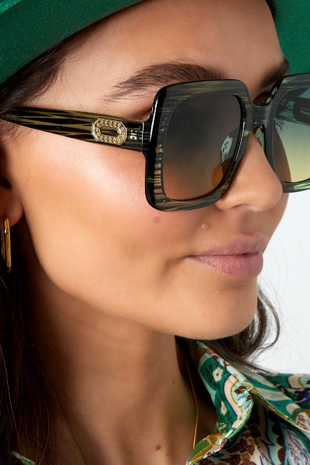 Occhiali da sole con logo Black PC One size h5Immagine4