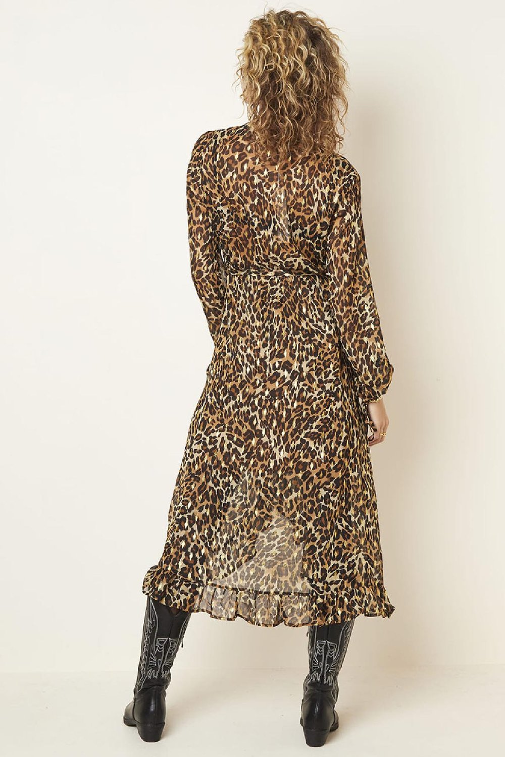 Kleid Flying Panther Long Beige S h5Bild4