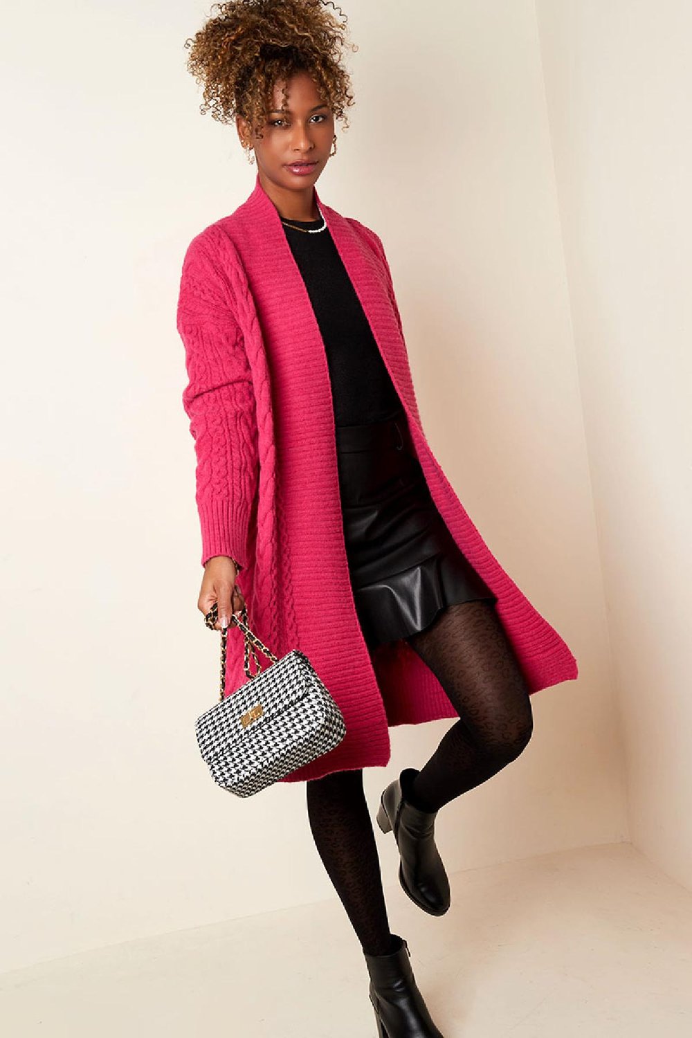 Westenkabel Schwarz S/M h5Bild3