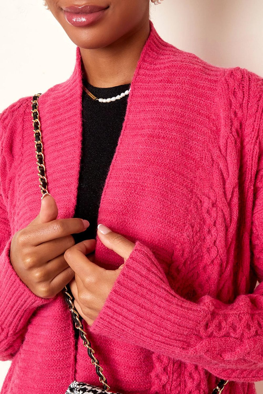 Westenkabel Schwarz S/M h5Bild7