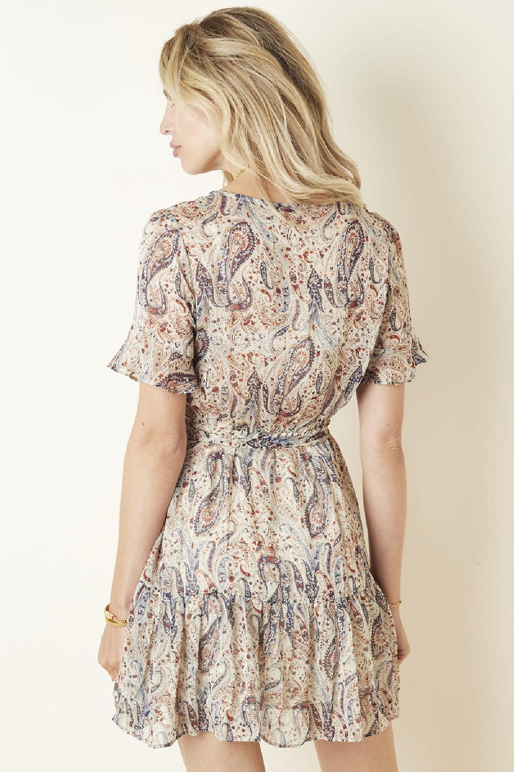 Dress Paisley Vibes Red M h5Picture4