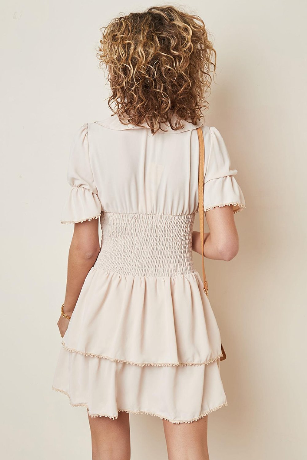 Jurk Ruffle Madness Roze S Afbeelding6