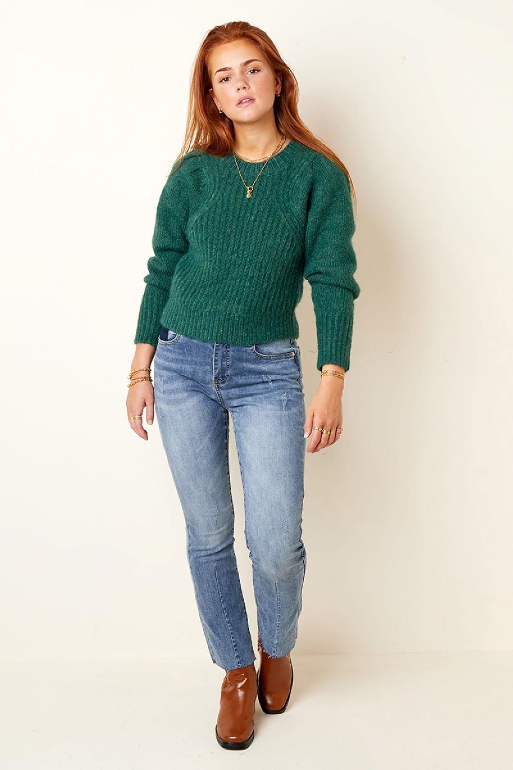 Cropped sweater Black S/M Picture3