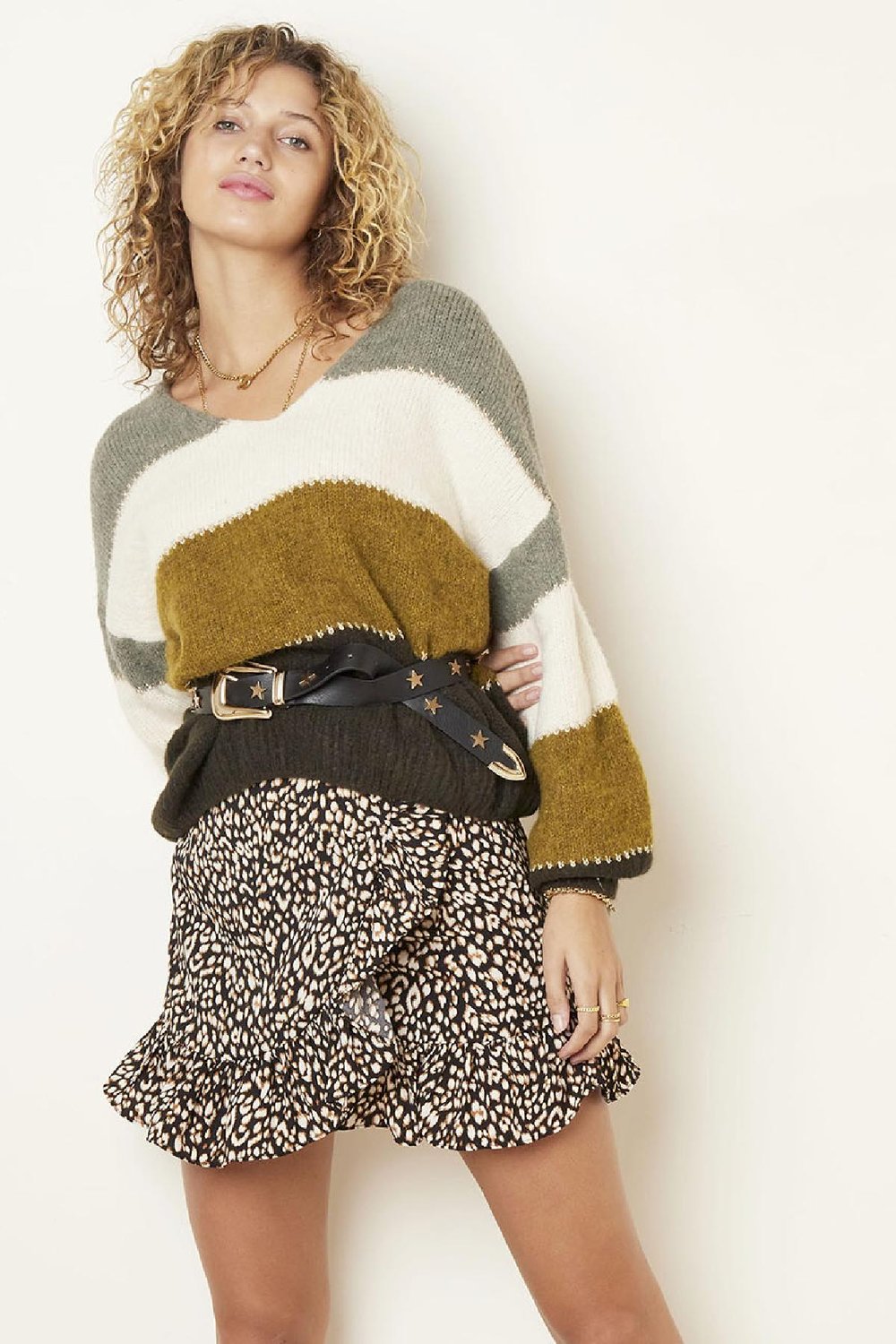Rok Spotted Blauw L h5Afbeelding3