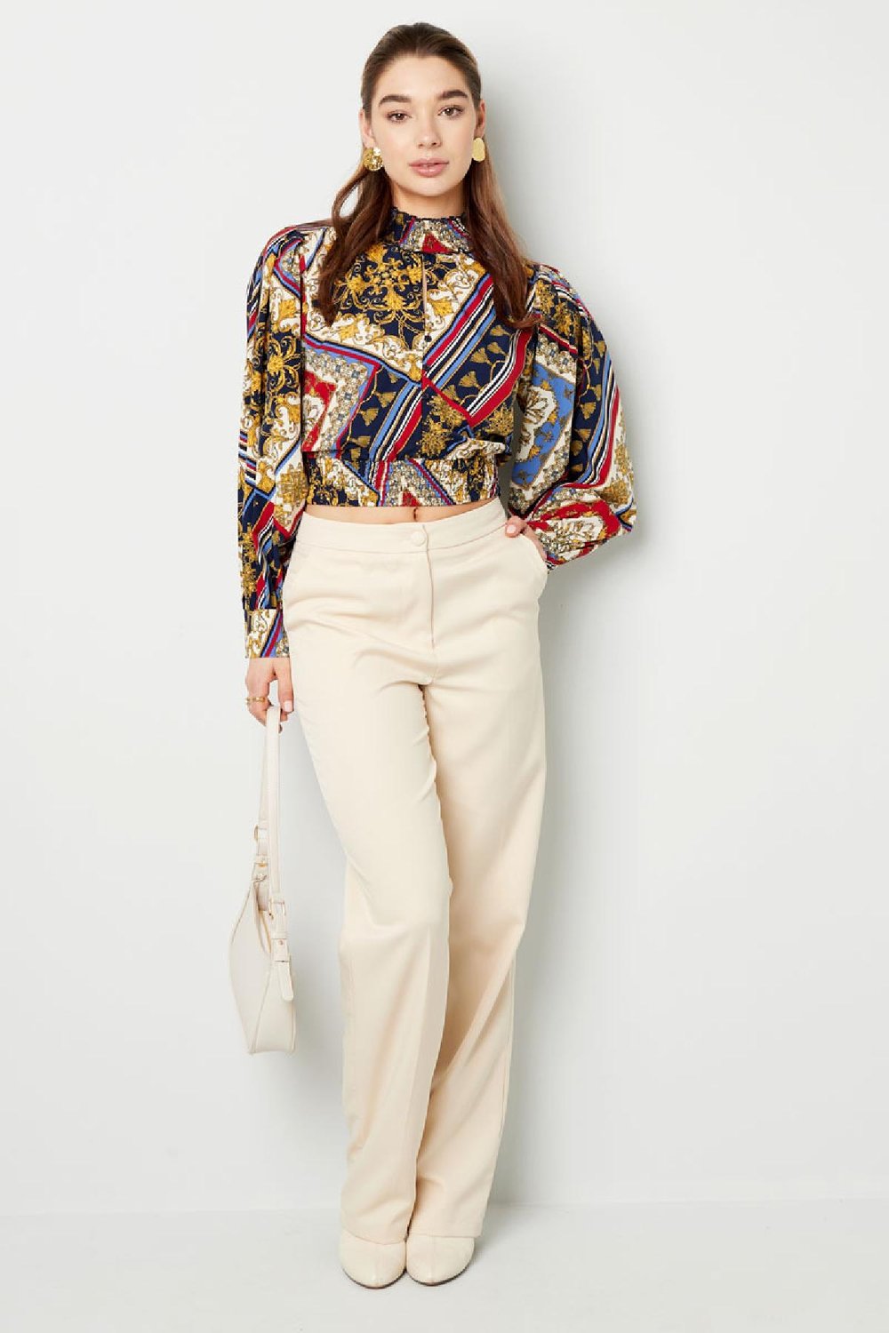 Top corto estampado Naranja S Imagen7