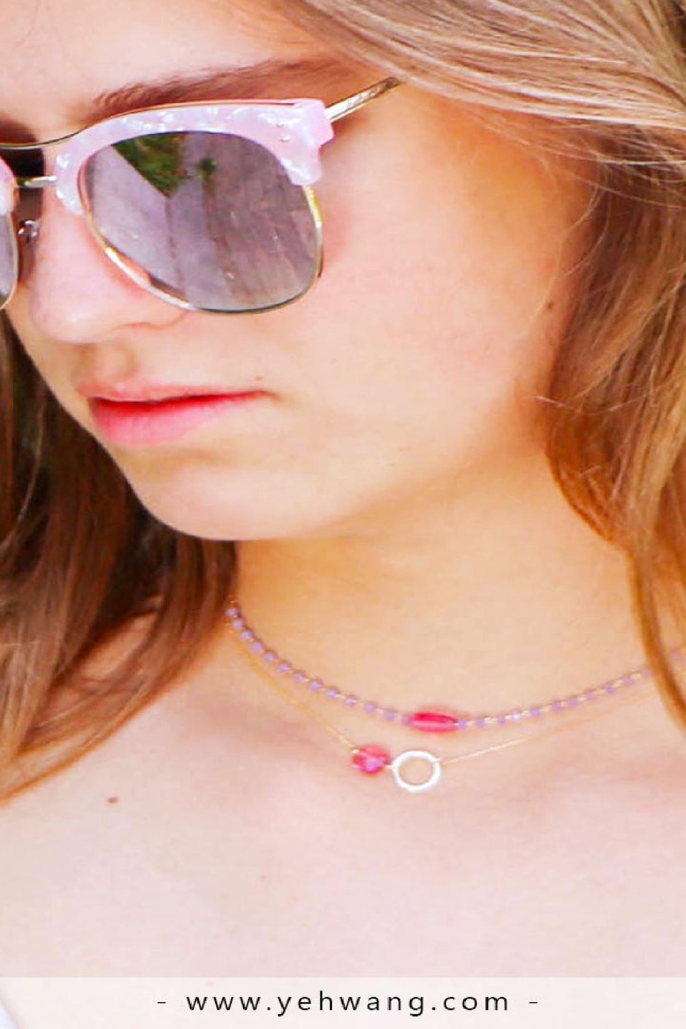 Sunglasses Miss Butterfly Pink Picture2