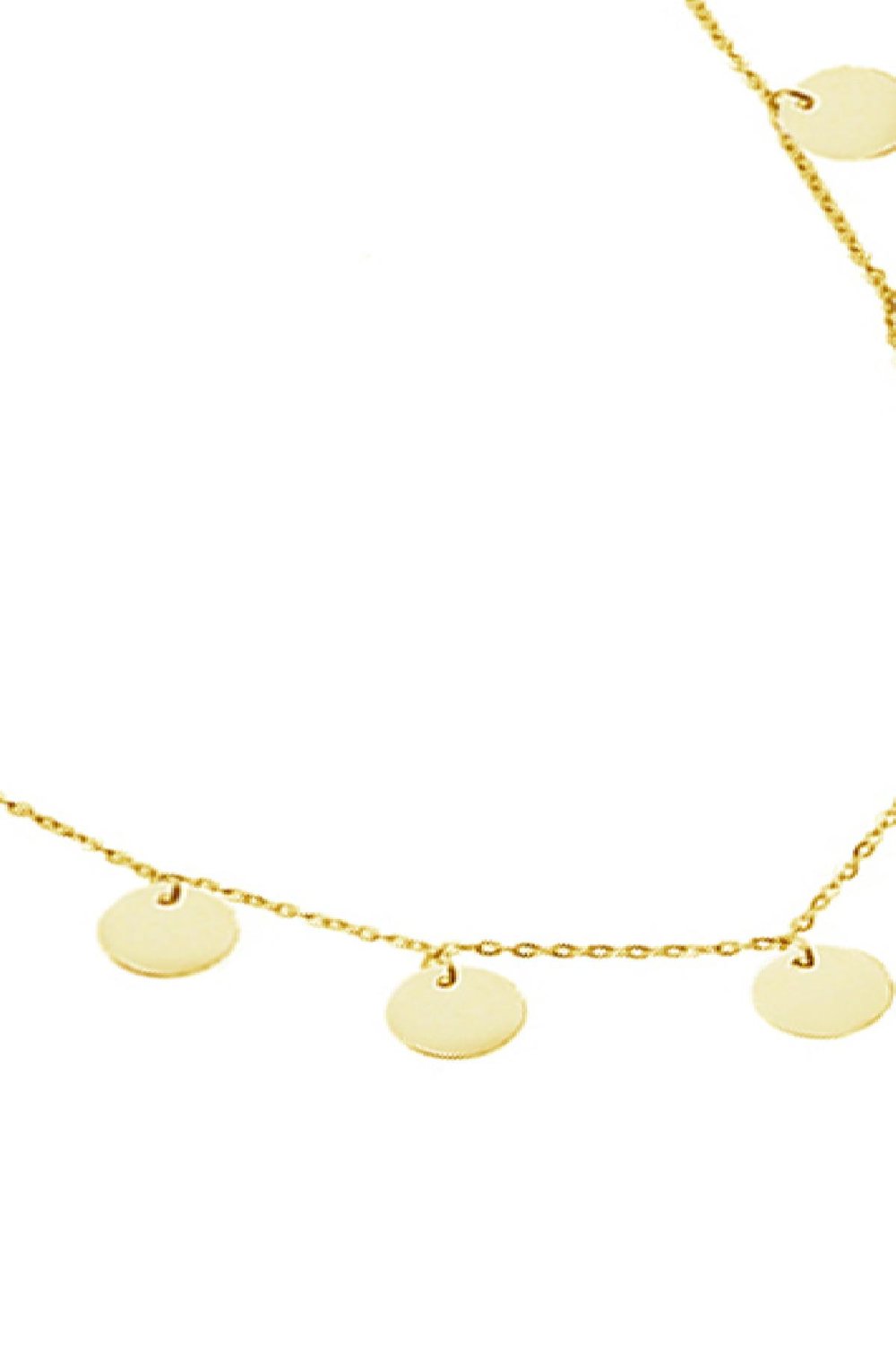 Ketting Only Circles Goud kleur Stainless Steel Afbeelding2