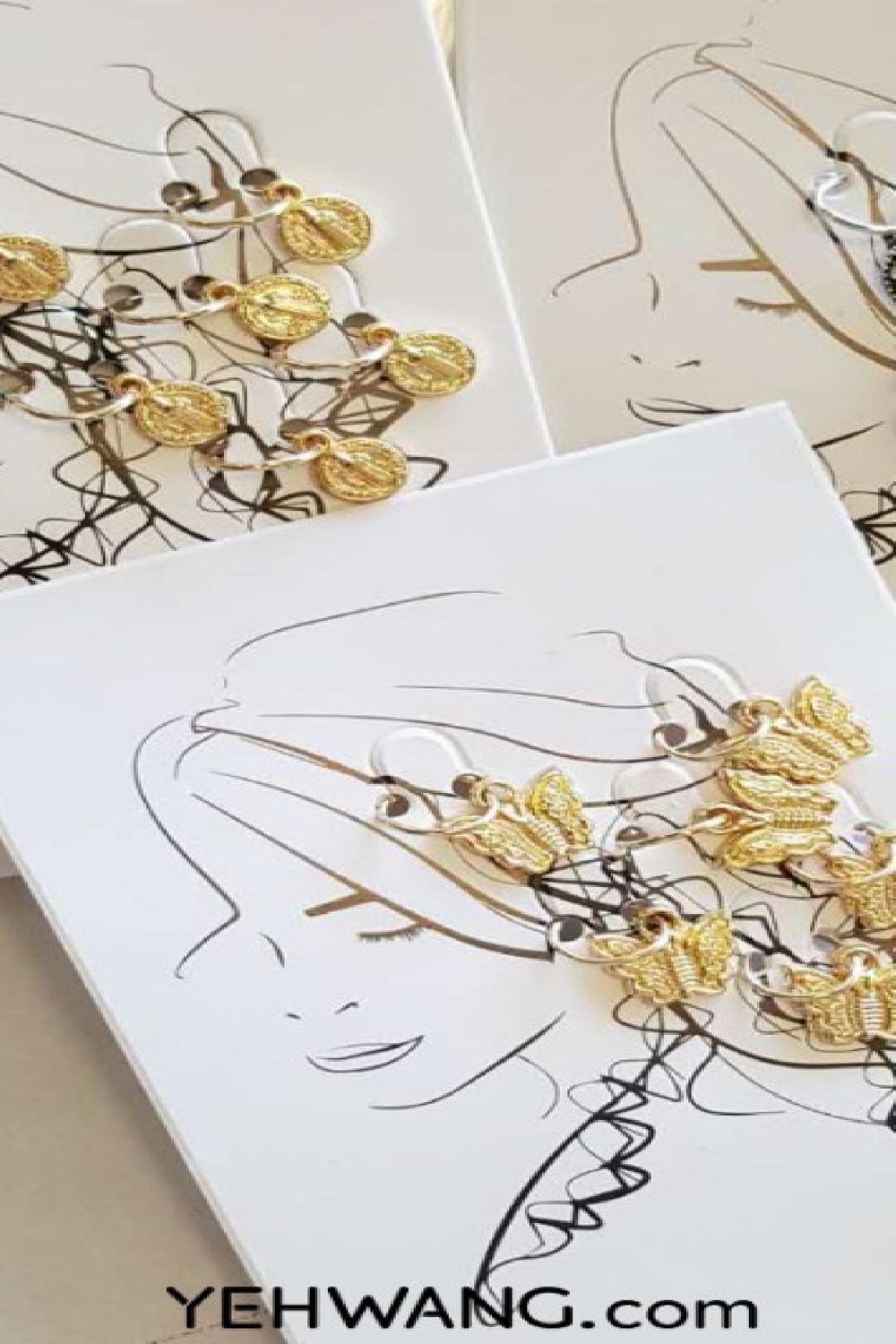 Braid Rings Cross Silber Legierung Bild2