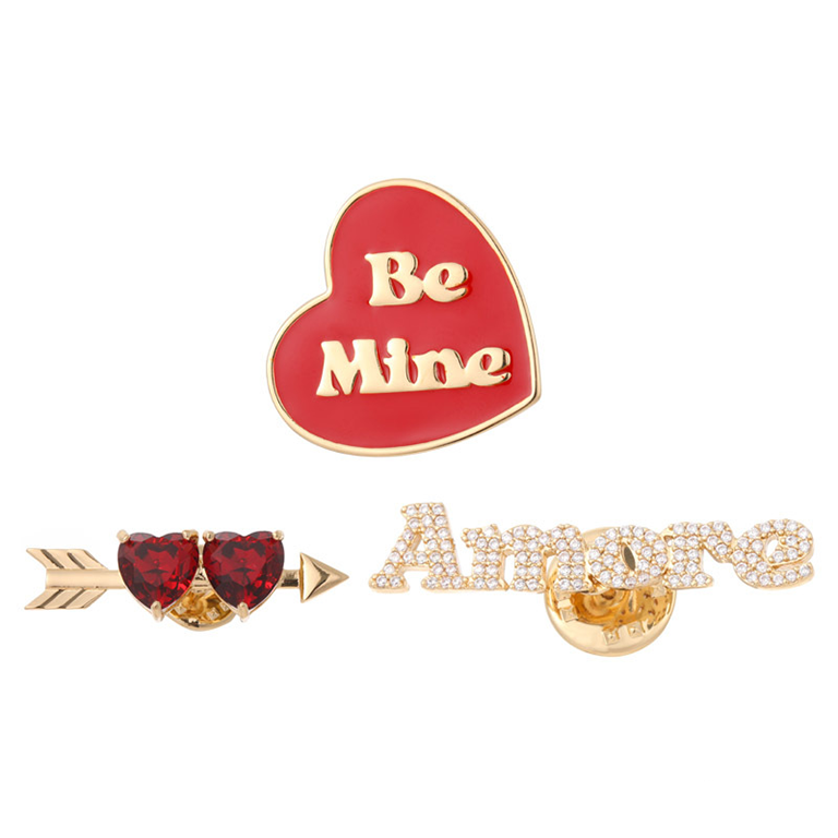 1 Stück Romantische Serie Retro Herz Legierung Damen Broschen h5Bild7