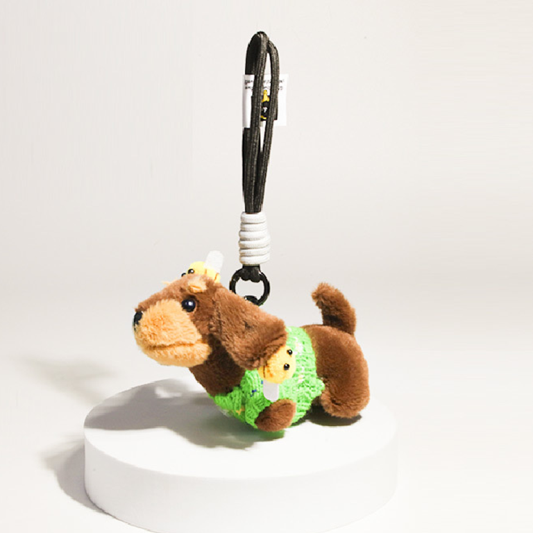 1 Piece Lovely Series Daily Badger Dog Charming Rayon Women's Bag Charms h5Picture7