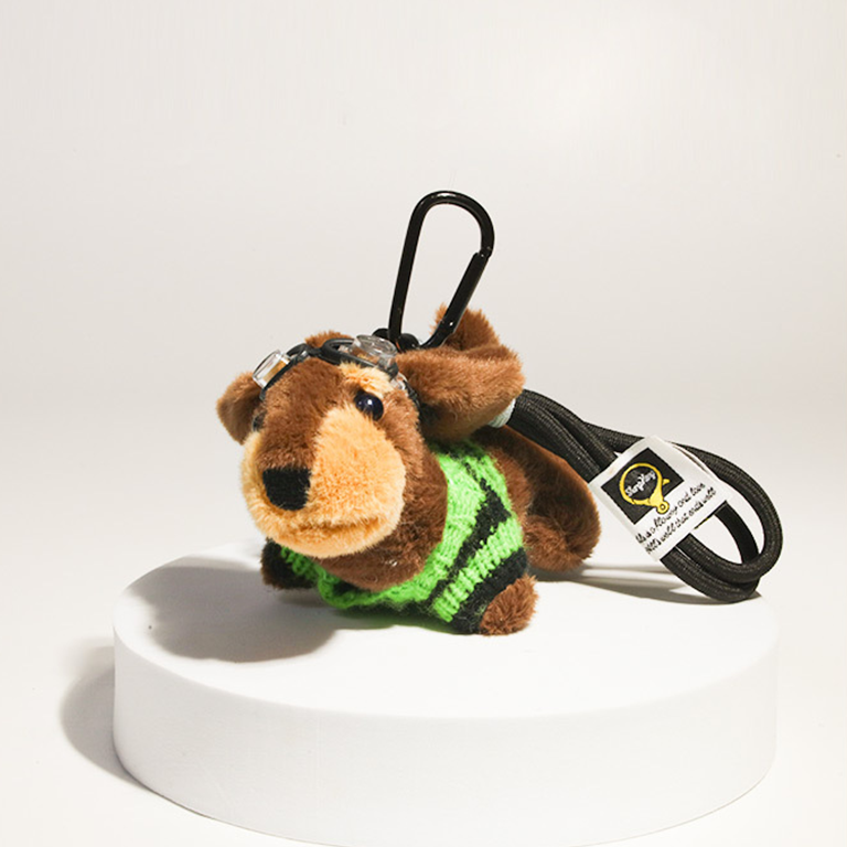 1 Piece Lovely Series Daily Badger Dog Charming Rayon Women's Bag Charms h5Picture4