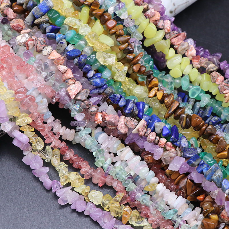 1 String Crystal Gravel Natural Stone Casual Shape Jewelry Beads(Bead Size:3-5mm/5-8mm) Picture2