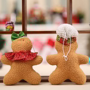 1 Piece Christmas Tree Gingerbread Man Figurine h5 Picture3
