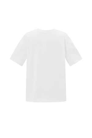 Cotton Knitted Women's T-shirt Casual Solid Color h5 Picture3