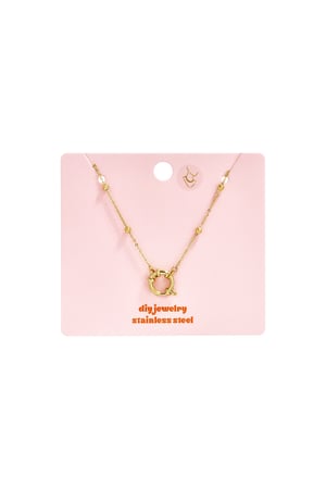 Paslanmaz Çelik Zincir Kolyeler Zincir DIY Günlük Basit Serisi Kadın takıları h5 Resim5