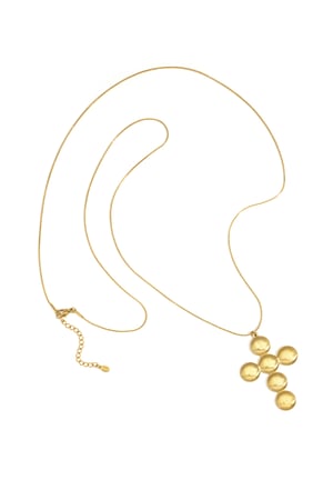 Stainless Steel Pendant necklaces Cross Casual Daily Simple Series Women's jewelry h5