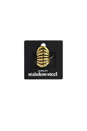 Stainless Steel Statement Rings lines Casual Daily Simple Series Women's jewelry h5 Picture5