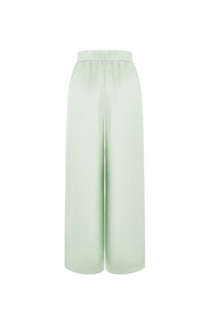 Woven Polyester Fiber Women's Straight Pants Casual Solid Color h5 Picture10