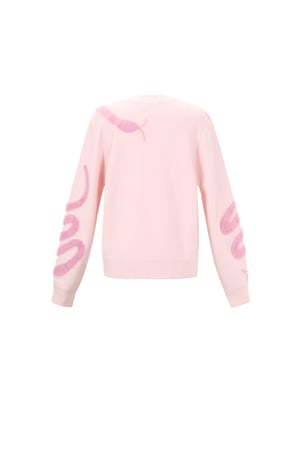 Örme Poliester Lif Kadın Örme Pulloverlar Kasual Renk Karşıtlığı h5 Resim3