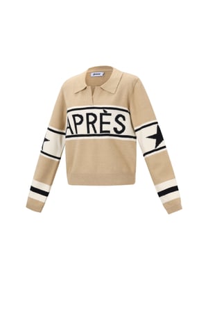 Knitted Polyester Fiber Women's Knit Sweaters Casual Letters h5 Picture2