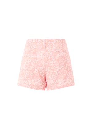 Shorts Femme en Fibre de Polyester Tissée Imprimé Floral Élégant h5 Image3