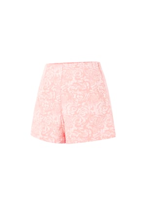 Shorts Femme en Fibre de Polyester Tissée Imprimé Floral Élégant h5 Image2