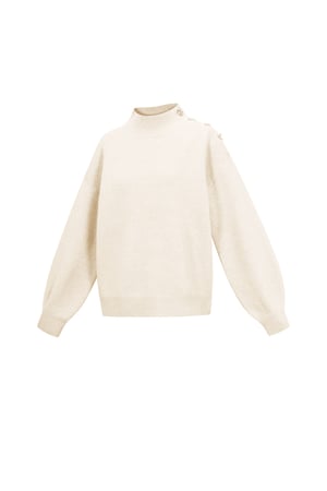 Knitted Polyester Fiber Women's Turtleneck Sweater Casual Solid Color h5 Picture2