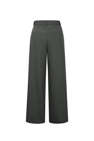 Tejido Poliéster Fibra Mujer Pantalón Recto Casual Otoño/Invierno h5 Imagen3
