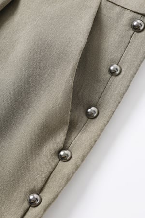 Woven Polyester Fiber Women's Wide Leg Pants Elegant Solid Color Fall/Winter h5 Picture14