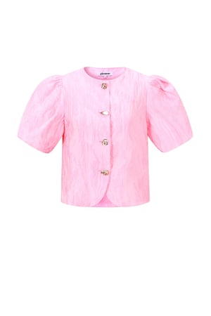 Woven Polyester Fiber Women's Short Sleeve Tops Elegant Solid Color Spring/Summer h5