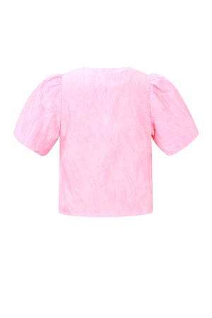 Woven Polyester Fiber Women's Short Sleeve Tops Elegant Solid Color Spring/Summer h5 Picture3