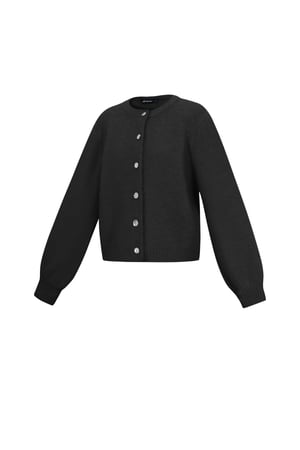 Örülmüş Poliester İplik Kadın Cardigan Kasual Tek Renk Sonbahar/Kış h5 Resim2