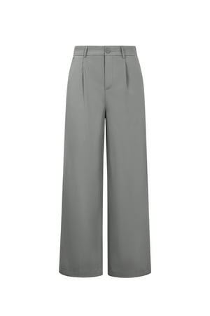 Woven Polyester Fiber Women's Straight Leg Pants Casual Fall/Winter h5 Picture14