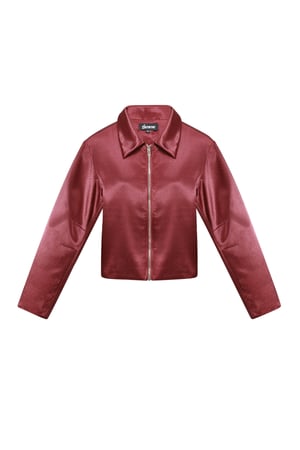 Woven Polyester Fiber Women's Jacket Casual Fall/Winter Solid Color h5 Picture10