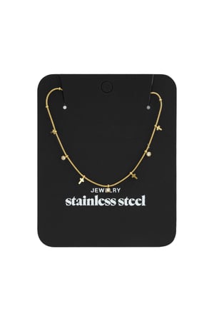 Stainless Steel Chain Necklaces Cross Casual Daily Simple Series Women's jewelry h5 Picture4