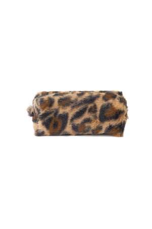 Leopard print makeup bag h5