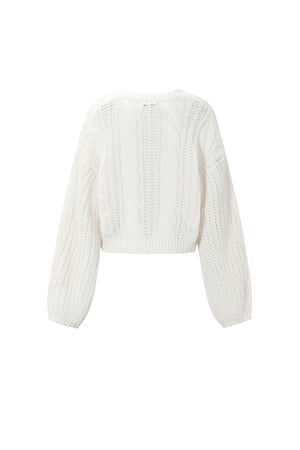 Zopfmuster-Strickjacke h5 Bild3