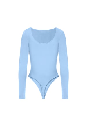 Body Modellante in Nylon Intrecciato Base Colore Puro h5 Immagine2