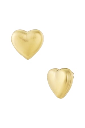 Soft heart studs earrings h5 