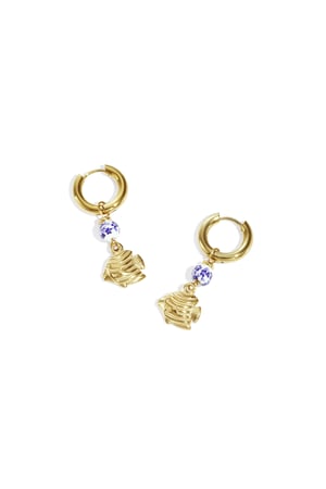 Stainless Steel Dangle Earrings fish Casual Daily Simple Series Women's jewelry h5