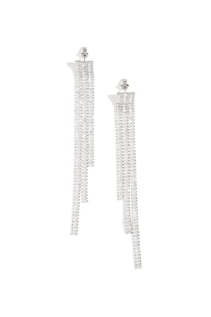 Koperen oorbellen met hanger, geometrisch, elegant, kerst, luxe serie, damessieraden h5 Afbeelding5