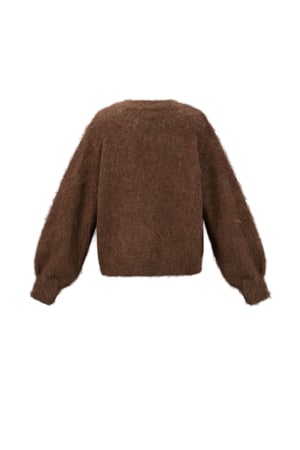 Knitted Polyester Fiber Women's Knit Cardigan Casual Solid Color h5 Picture3