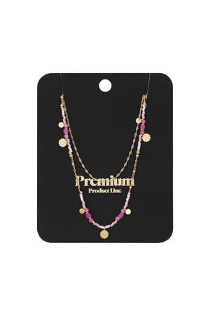 necklace pink charms h5 Picture3