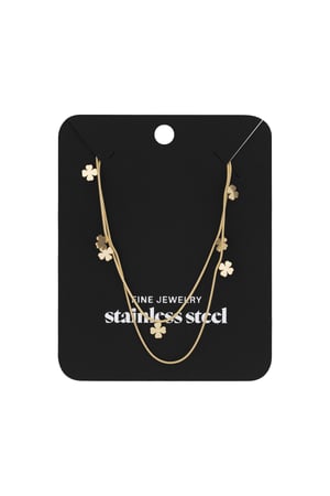 double clover necklace h5 Picture3