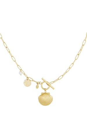 Schelpen Ketting - Gold kleur h5 
